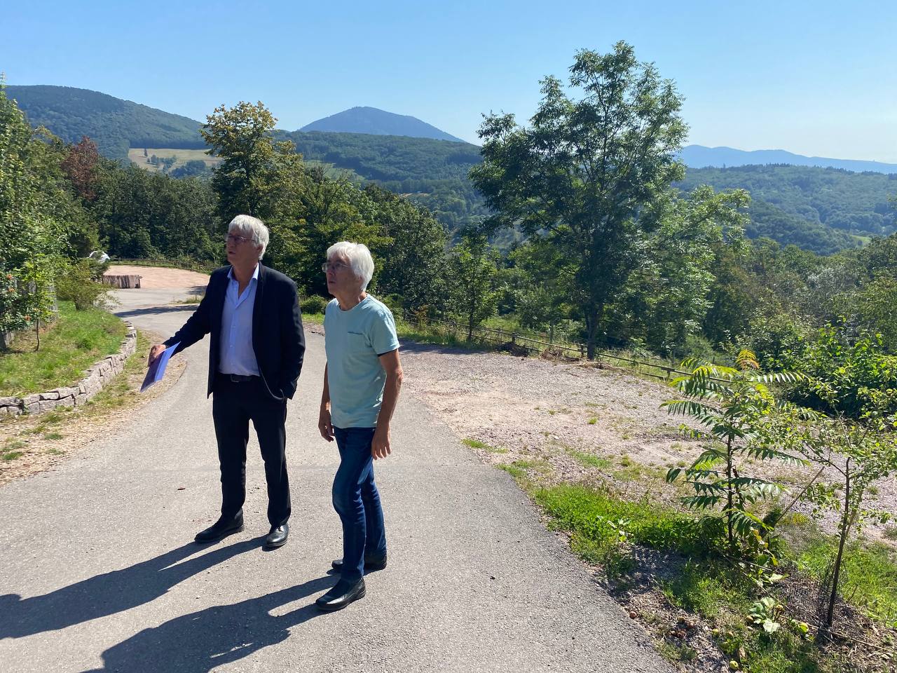Visite du Sénateur Jacques Fernique à Breitenbach Jacques Fernique